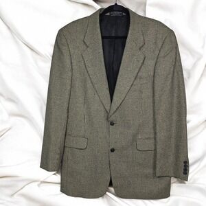 Gianfranco Ruffini‎ Houndstooth Silk Blend Blazer Jacket Italian Fabric Mens L40
